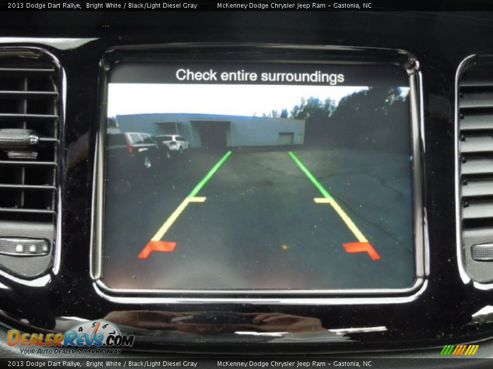 2013 Dodge Dart Rallye Bright White / Black/Light Diesel Gray Photo #15