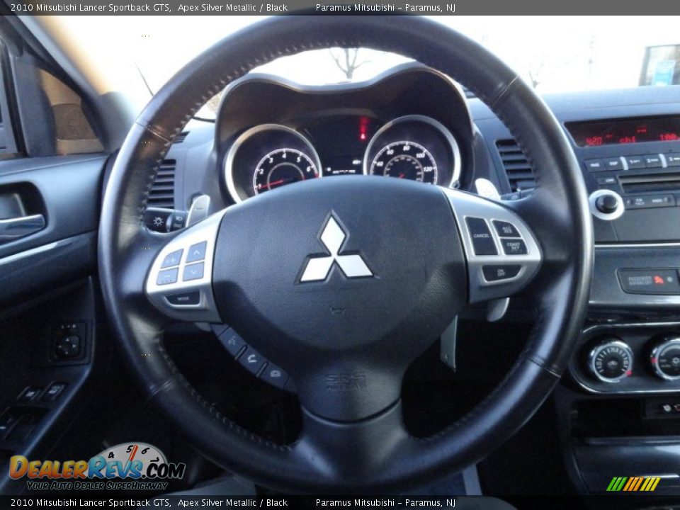 2010 Mitsubishi Lancer Sportback GTS Steering Wheel Photo #8