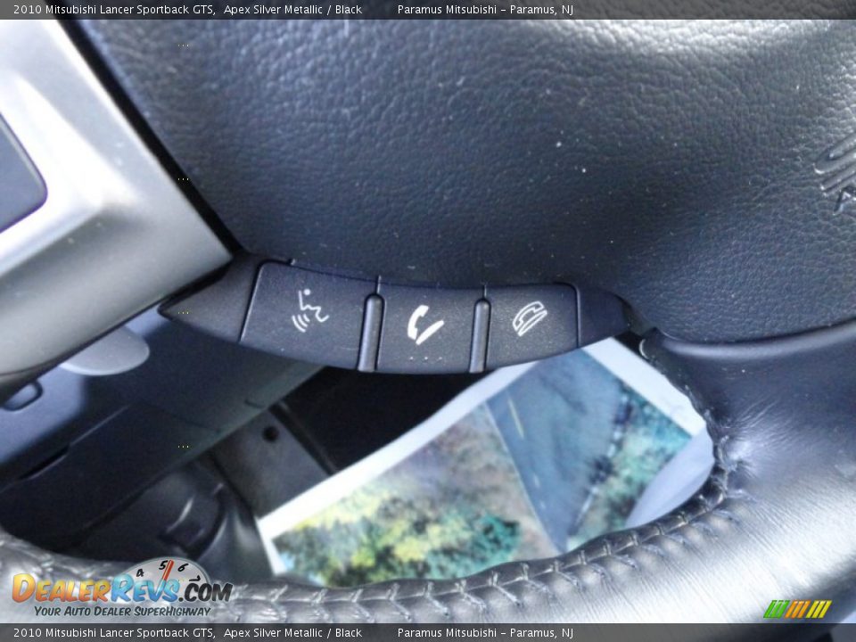 2010 Mitsubishi Lancer Sportback GTS Apex Silver Metallic / Black Photo #9