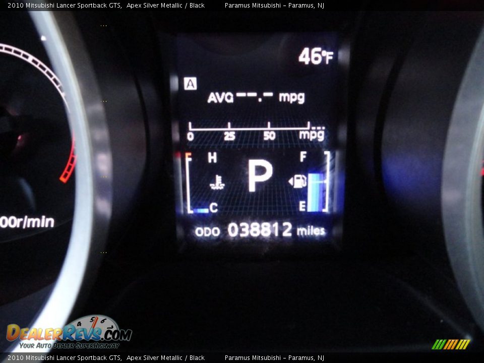 2010 Mitsubishi Lancer Sportback GTS Apex Silver Metallic / Black Photo #10
