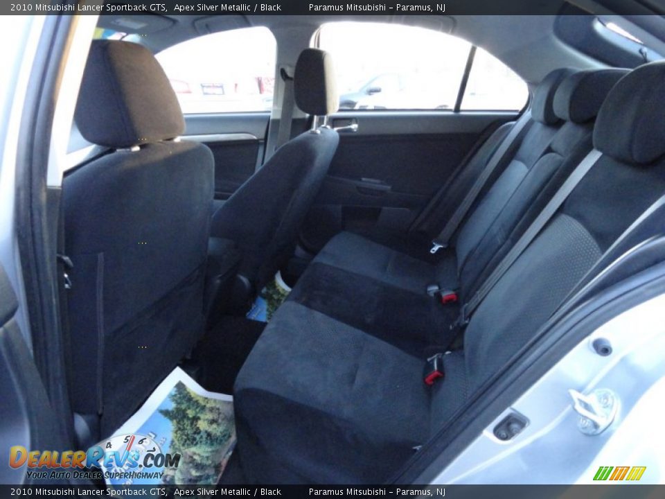 Rear Seat of 2010 Mitsubishi Lancer Sportback GTS Photo #13