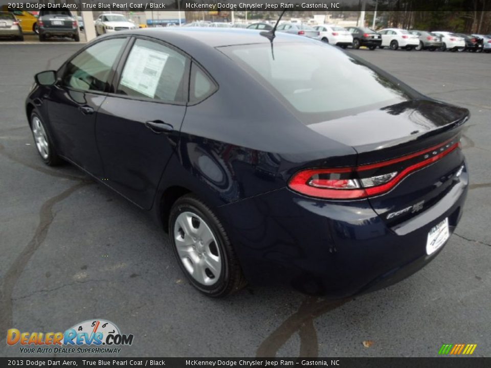 2013 Dodge Dart Aero True Blue Pearl Coat / Black Photo #4