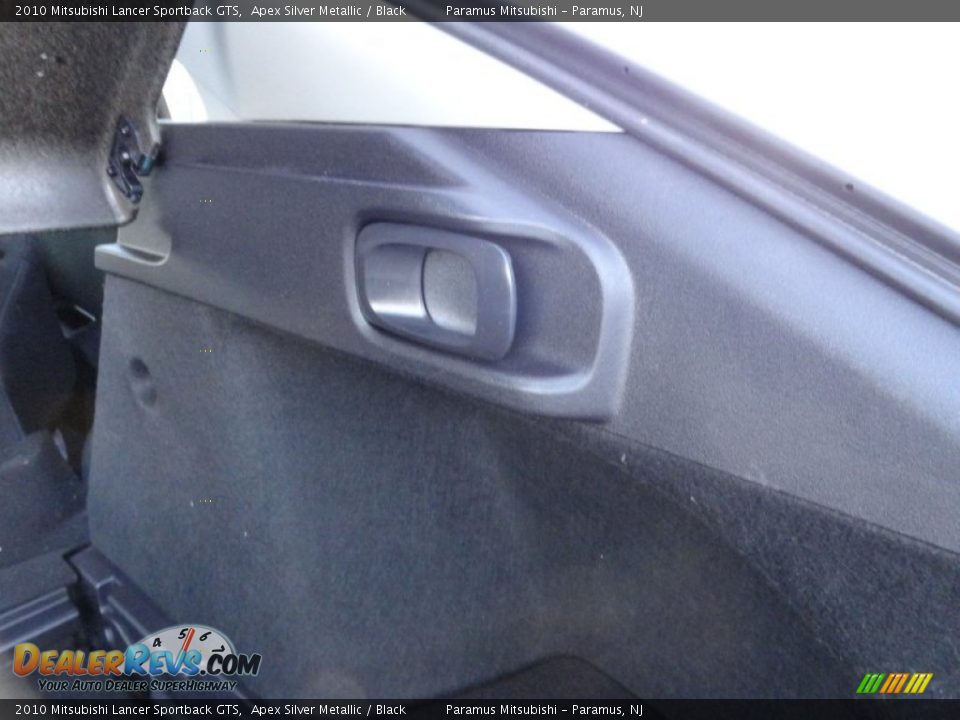 2010 Mitsubishi Lancer Sportback GTS Apex Silver Metallic / Black Photo #21
