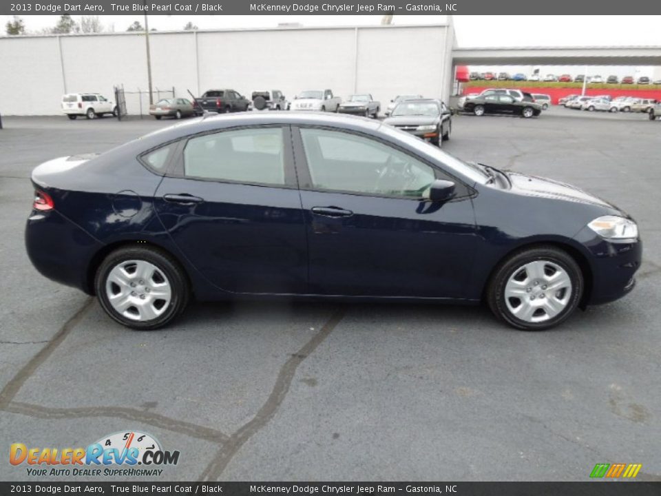 2013 Dodge Dart Aero True Blue Pearl Coat / Black Photo #6