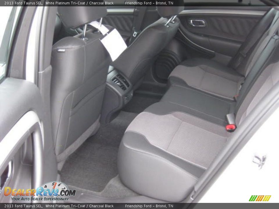 2013 Ford Taurus SEL White Platinum Tri-Coat / Charcoal Black Photo #14