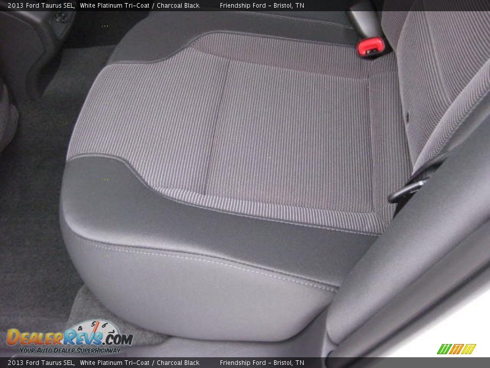 2013 Ford Taurus SEL White Platinum Tri-Coat / Charcoal Black Photo #16