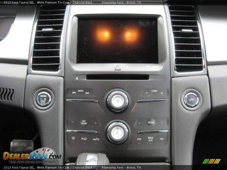 2013 Ford Taurus SEL White Platinum Tri-Coat / Charcoal Black Photo #19
