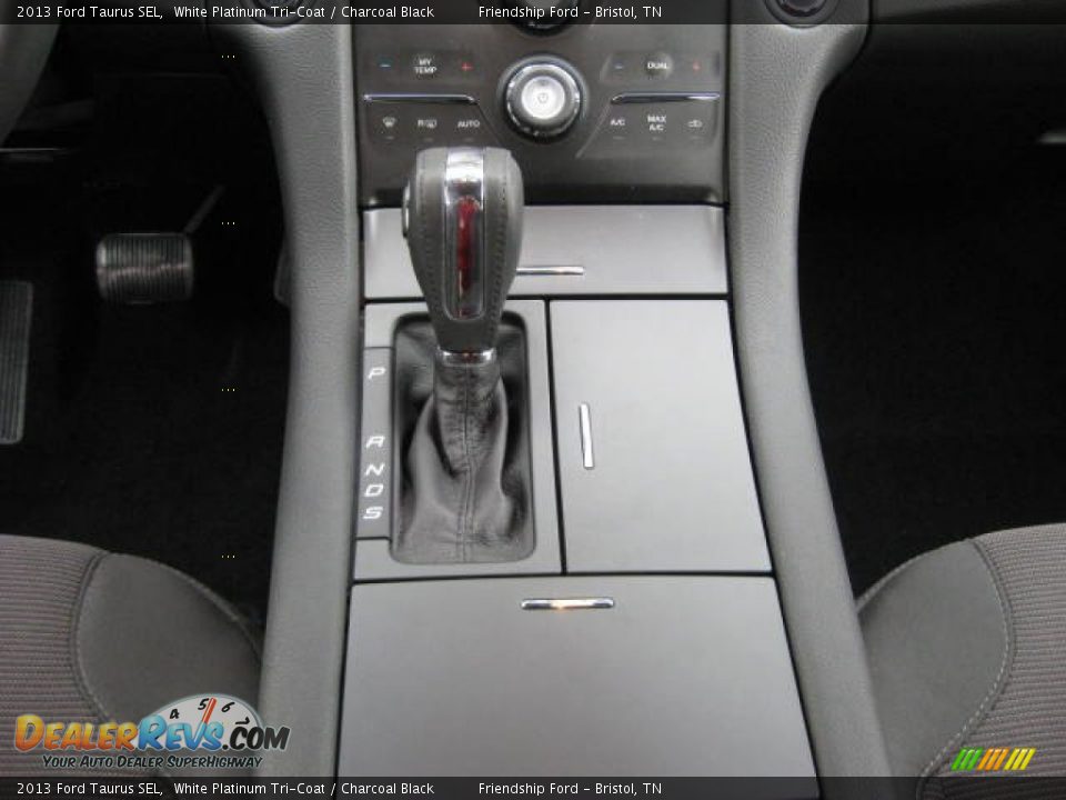 2013 Ford Taurus SEL White Platinum Tri-Coat / Charcoal Black Photo #20