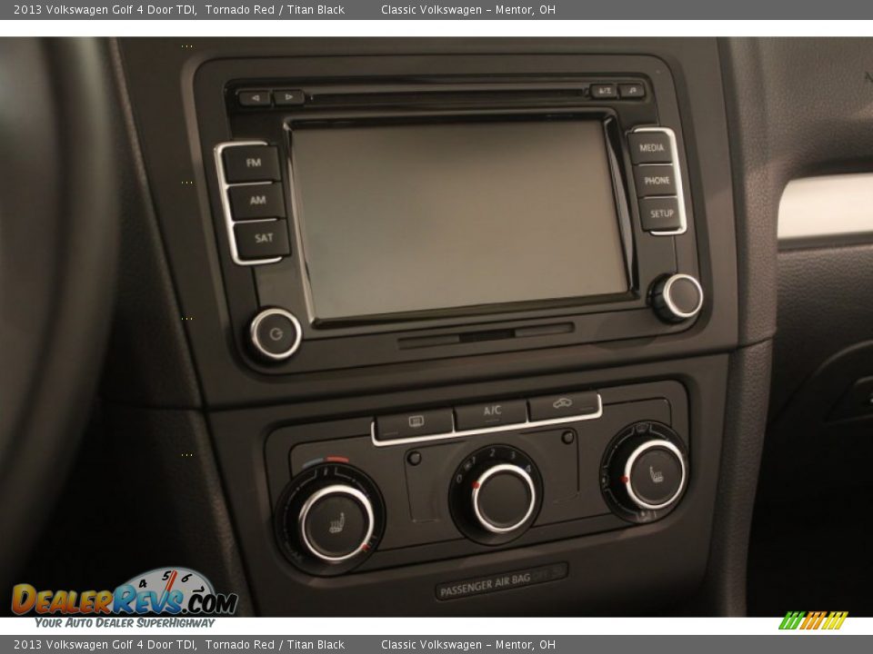 2013 Volkswagen Golf 4 Door TDI Tornado Red / Titan Black Photo #8