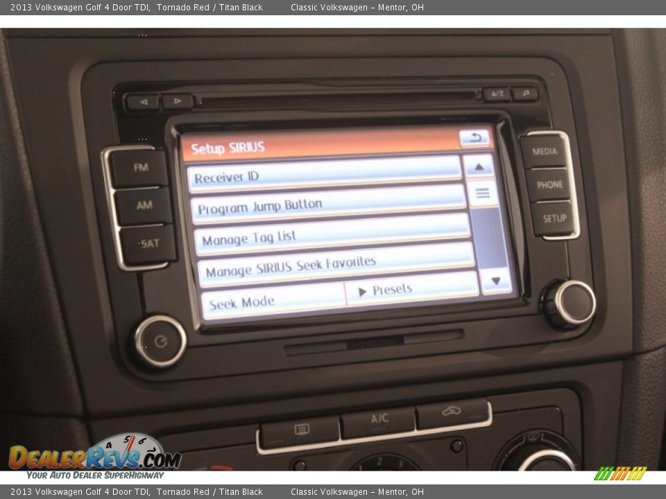 2013 Volkswagen Golf 4 Door TDI Tornado Red / Titan Black Photo #19