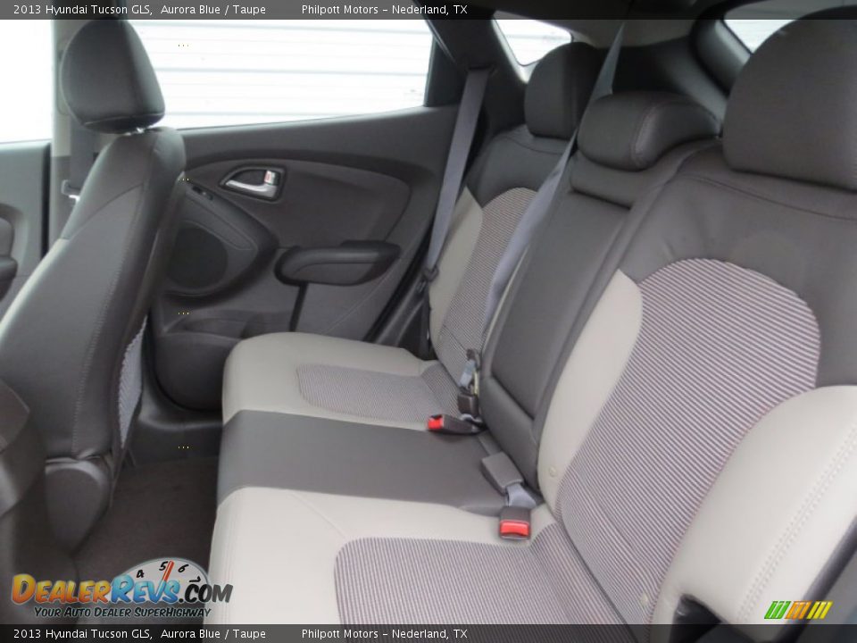 2013 Hyundai Tucson GLS Aurora Blue / Taupe Photo #19