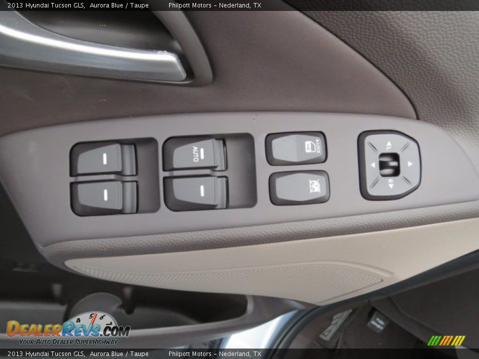 2013 Hyundai Tucson GLS Aurora Blue / Taupe Photo #21