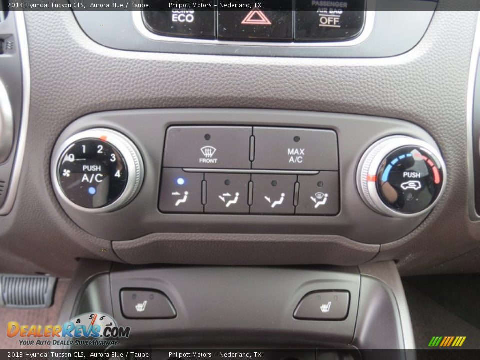2013 Hyundai Tucson GLS Aurora Blue / Taupe Photo #27