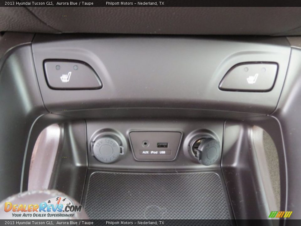 2013 Hyundai Tucson GLS Aurora Blue / Taupe Photo #28