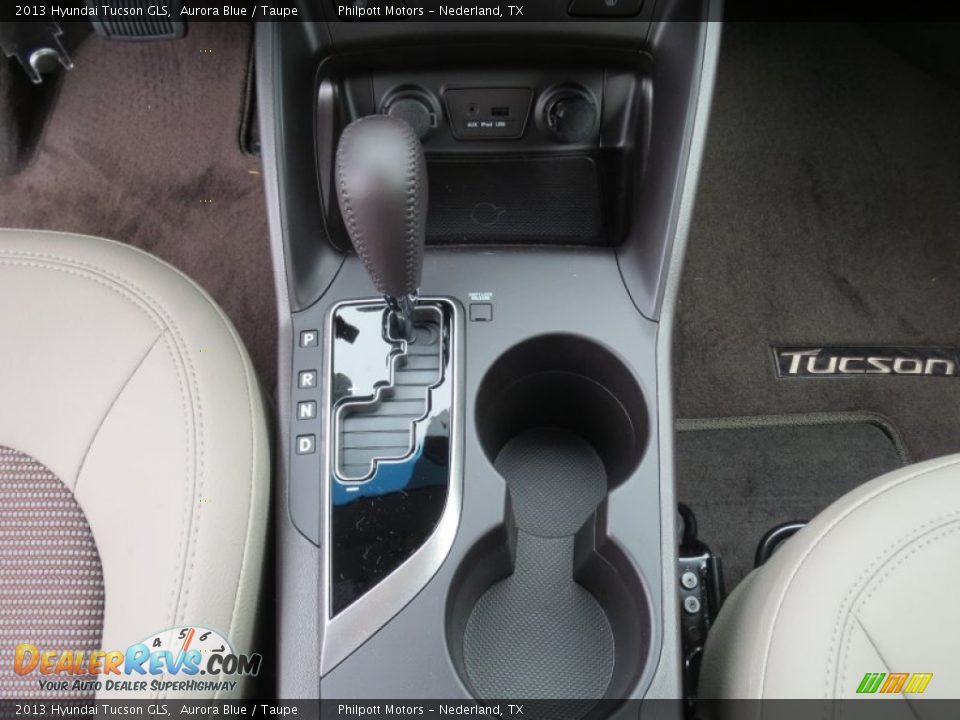 2013 Hyundai Tucson GLS Aurora Blue / Taupe Photo #29