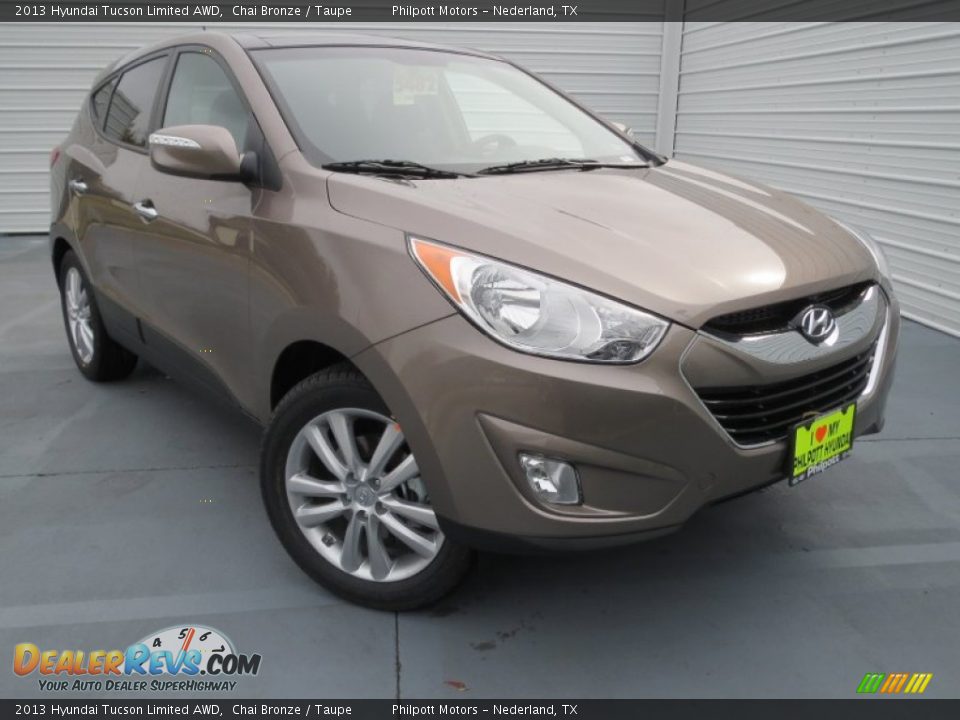2013 Hyundai Tucson Limited AWD Chai Bronze / Taupe Photo #1
