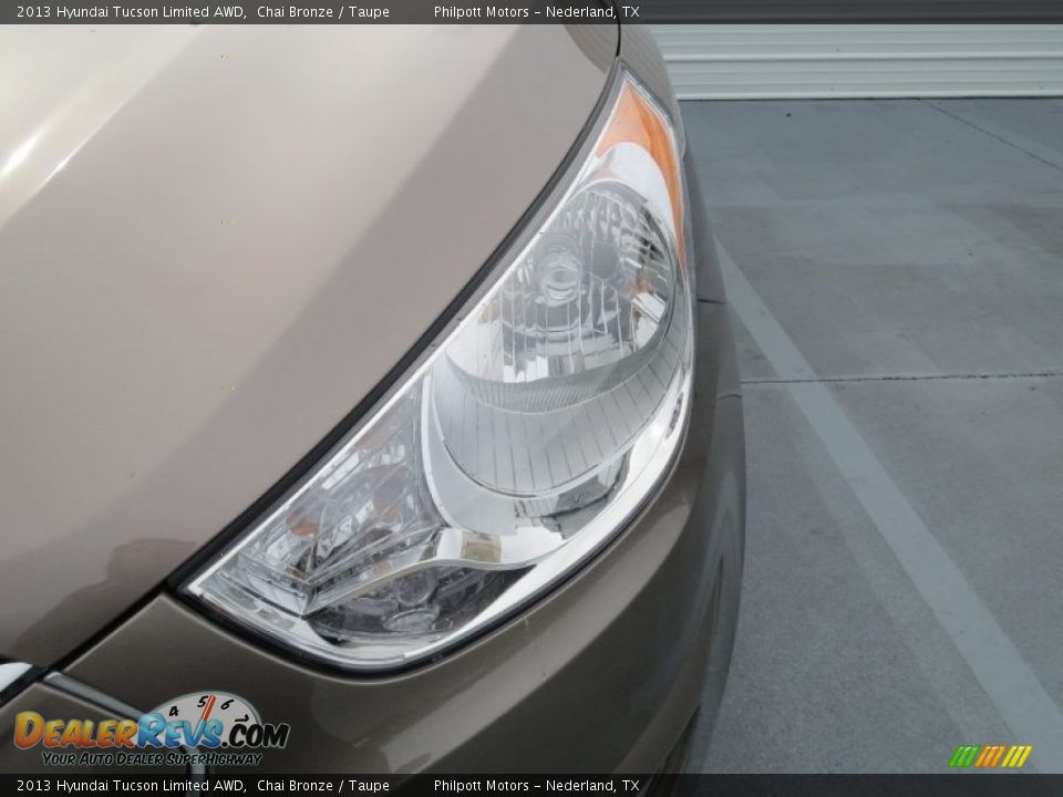 2013 Hyundai Tucson Limited AWD Chai Bronze / Taupe Photo #8