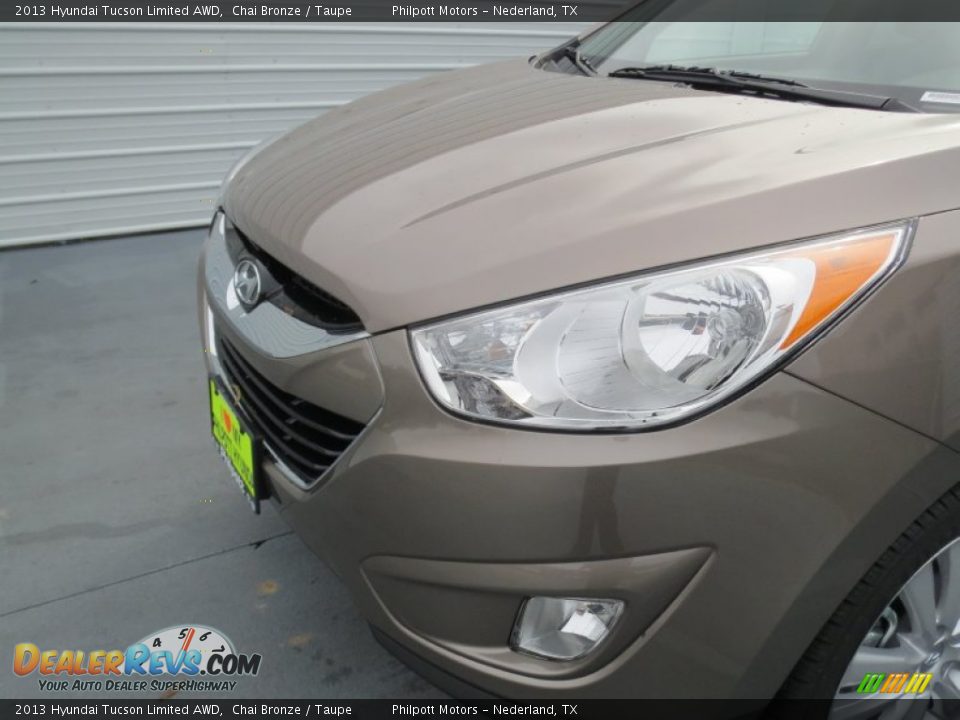 2013 Hyundai Tucson Limited AWD Chai Bronze / Taupe Photo #9