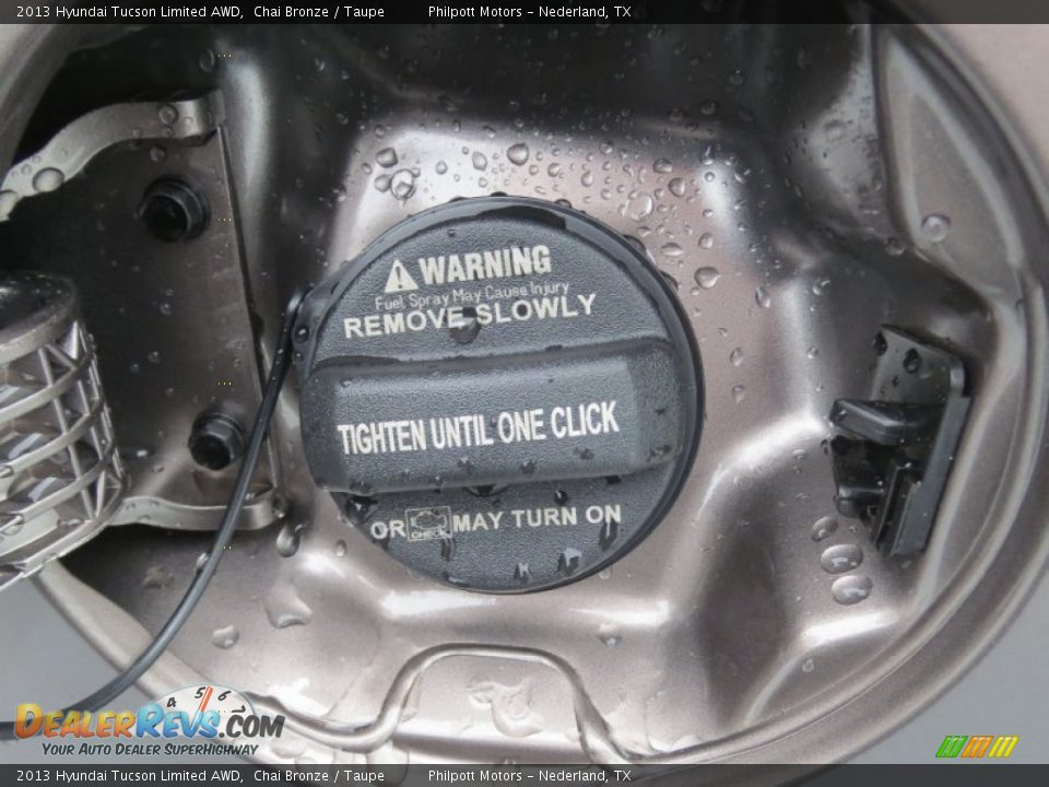 2013 Hyundai Tucson Limited AWD Chai Bronze / Taupe Photo #12