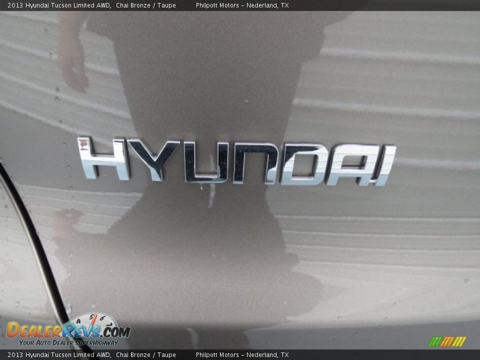 2013 Hyundai Tucson Limited AWD Chai Bronze / Taupe Photo #13