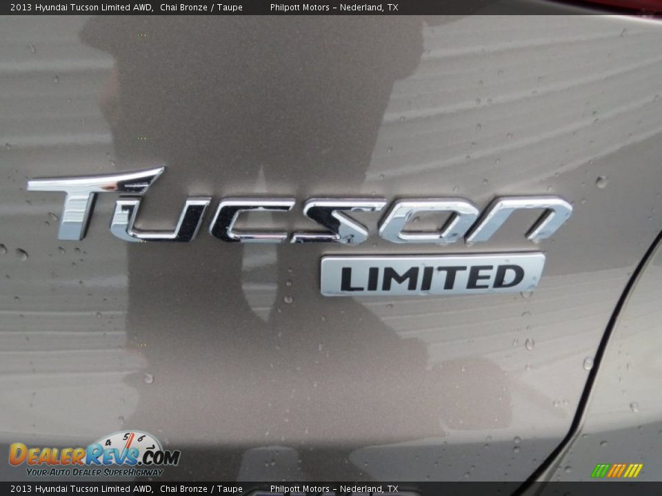 2013 Hyundai Tucson Limited AWD Chai Bronze / Taupe Photo #14