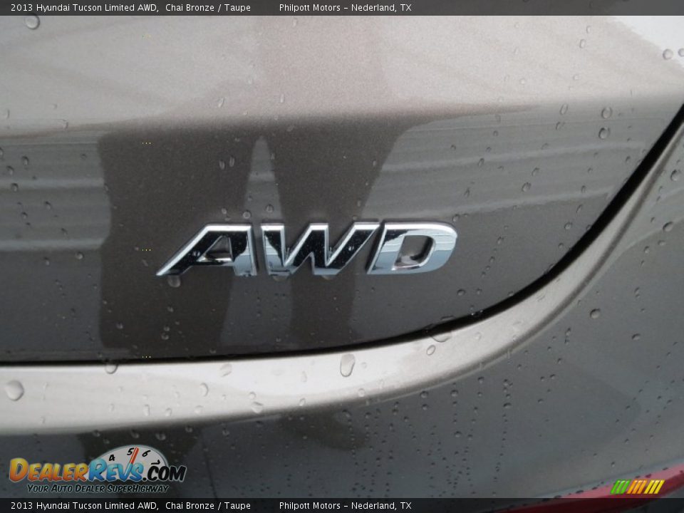2013 Hyundai Tucson Limited AWD Chai Bronze / Taupe Photo #15