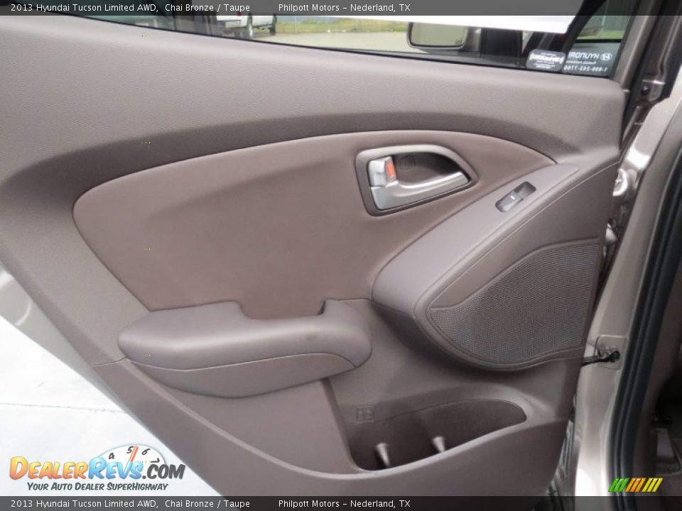 2013 Hyundai Tucson Limited AWD Chai Bronze / Taupe Photo #19