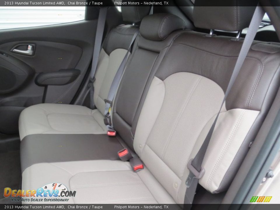 Rear Seat of 2013 Hyundai Tucson Limited AWD Photo #20