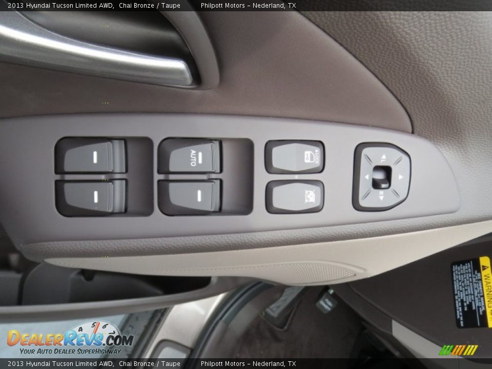 2013 Hyundai Tucson Limited AWD Chai Bronze / Taupe Photo #22