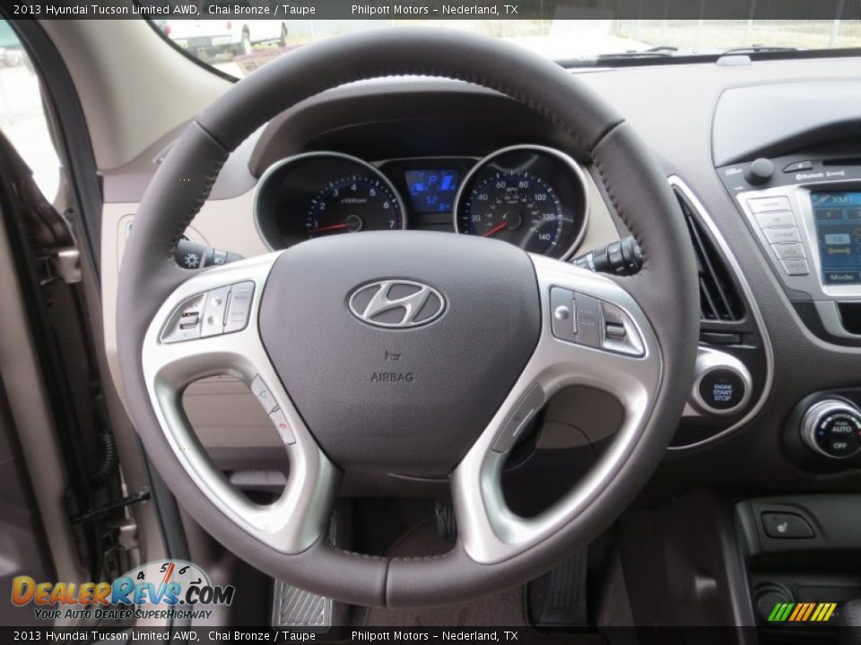 2013 Hyundai Tucson Limited AWD Steering Wheel Photo #33