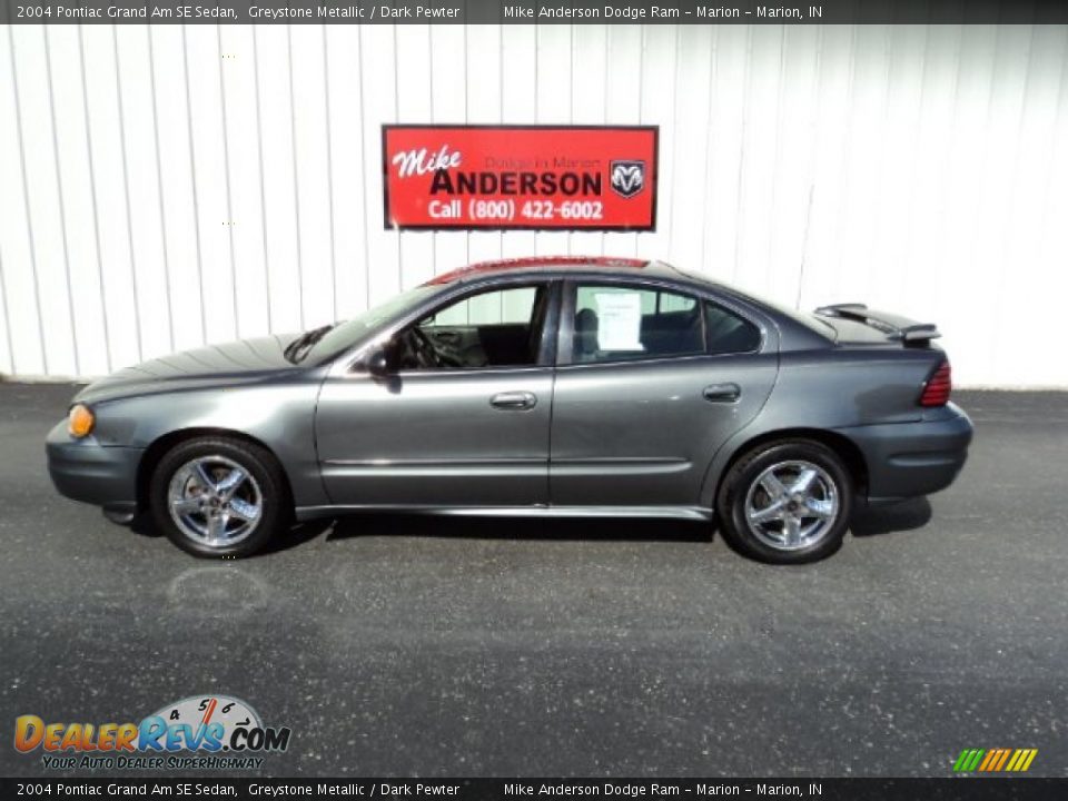 2004 Pontiac Grand Am SE Sedan Greystone Metallic / Dark Pewter Photo #1