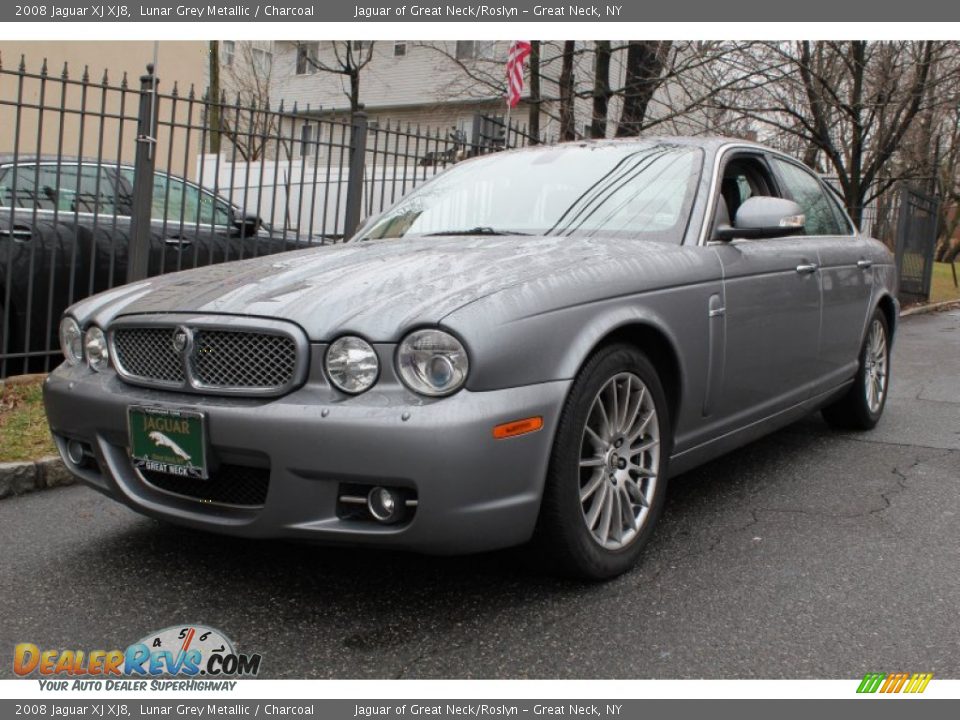 2008 Jaguar XJ XJ8 Lunar Grey Metallic / Charcoal Photo #1