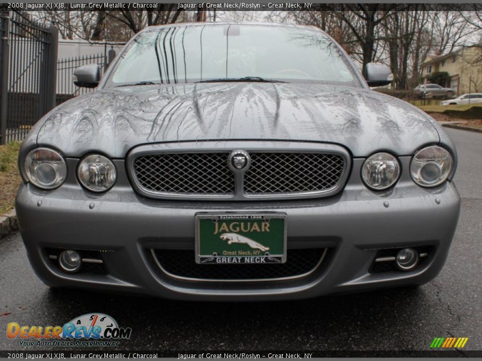 2008 Jaguar XJ XJ8 Lunar Grey Metallic / Charcoal Photo #2
