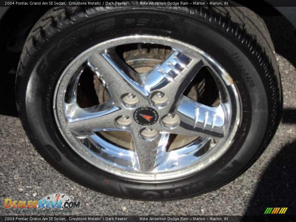 2004 Pontiac Grand Am SE Sedan Greystone Metallic / Dark Pewter Photo #5