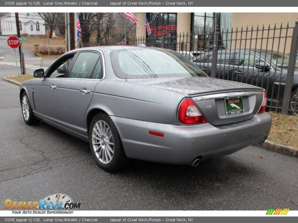 2008 Jaguar XJ XJ8 Lunar Grey Metallic / Charcoal Photo #4