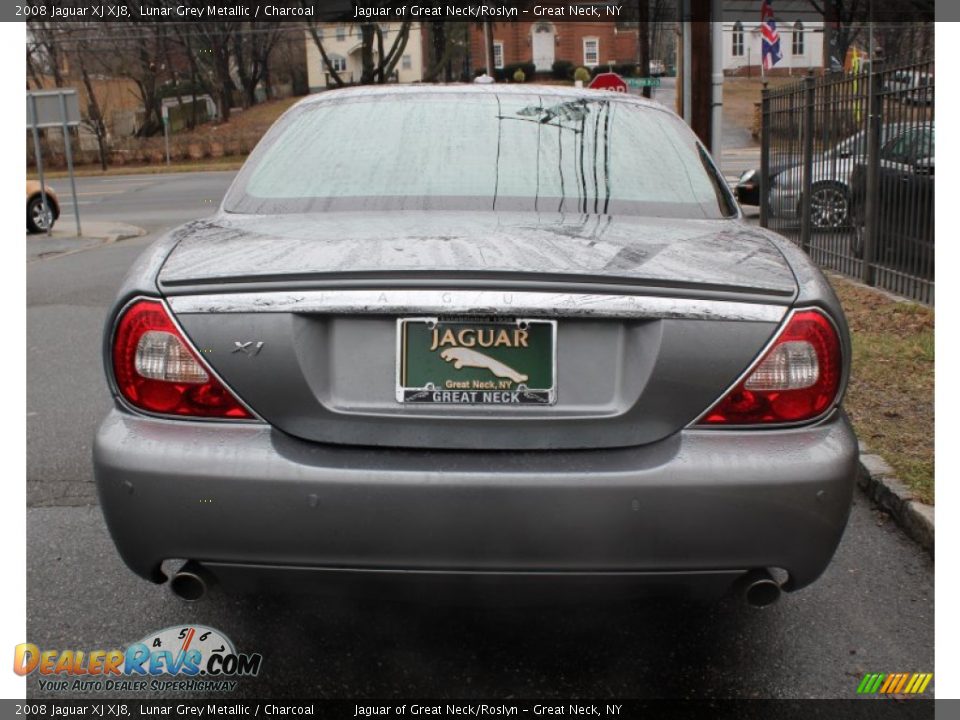 2008 Jaguar XJ XJ8 Lunar Grey Metallic / Charcoal Photo #5
