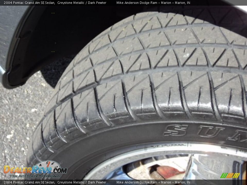 2004 Pontiac Grand Am SE Sedan Greystone Metallic / Dark Pewter Photo #8