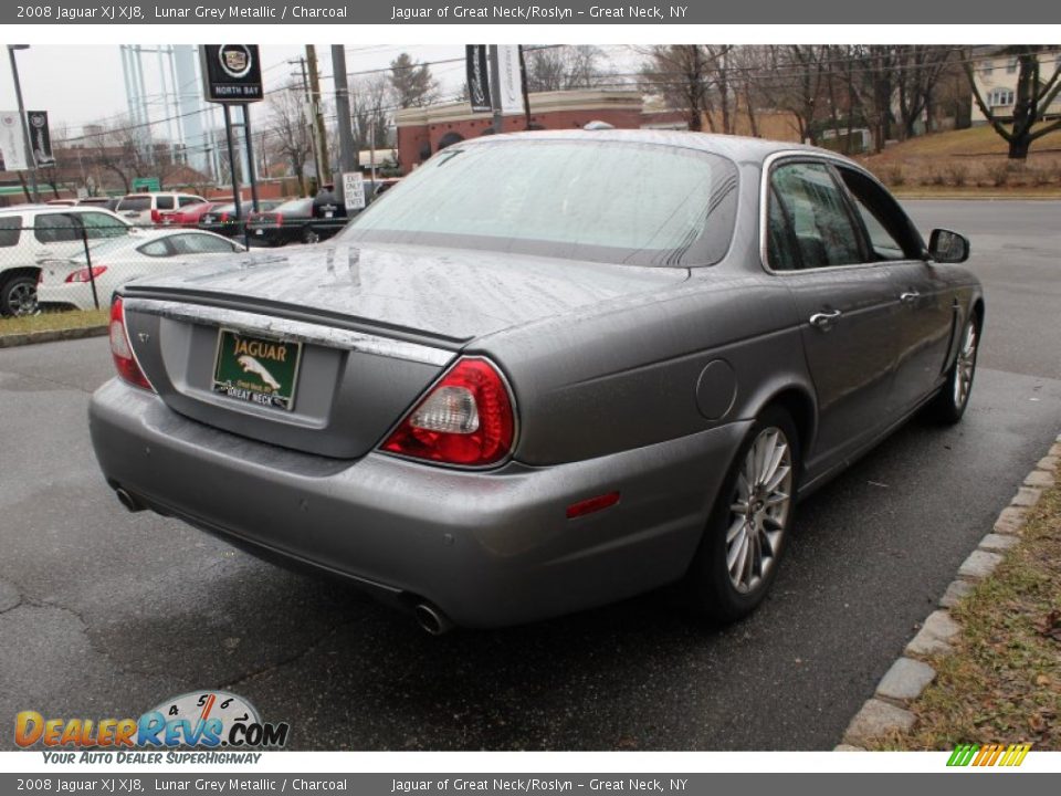 2008 Jaguar XJ XJ8 Lunar Grey Metallic / Charcoal Photo #6