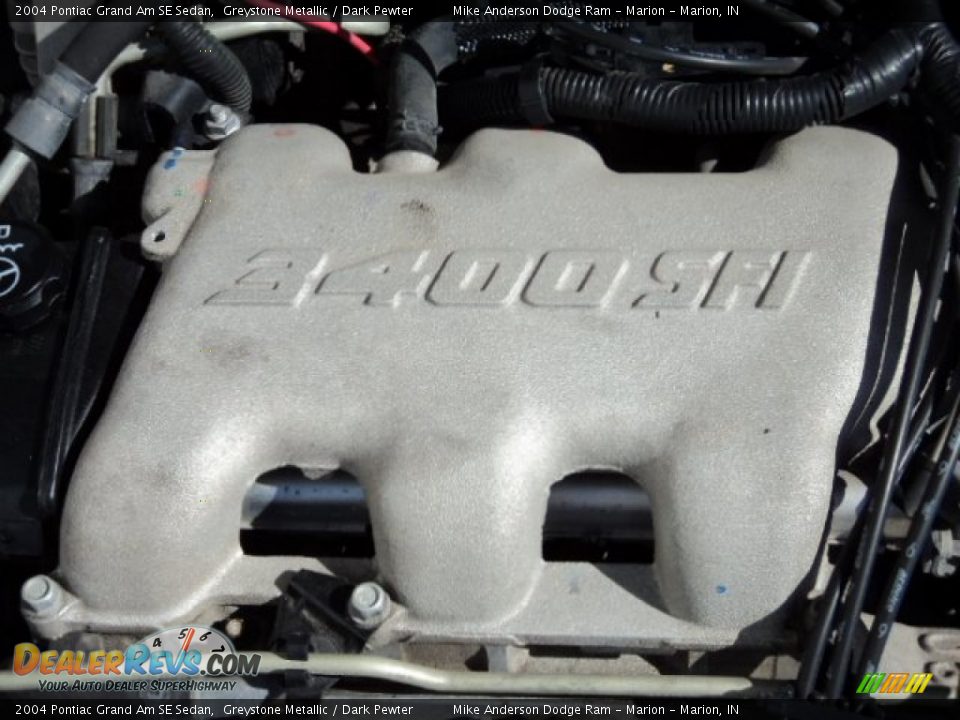2004 Pontiac Grand Am SE Sedan Greystone Metallic / Dark Pewter Photo #9