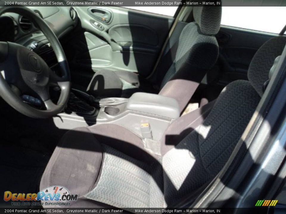 2004 Pontiac Grand Am SE Sedan Greystone Metallic / Dark Pewter Photo #10