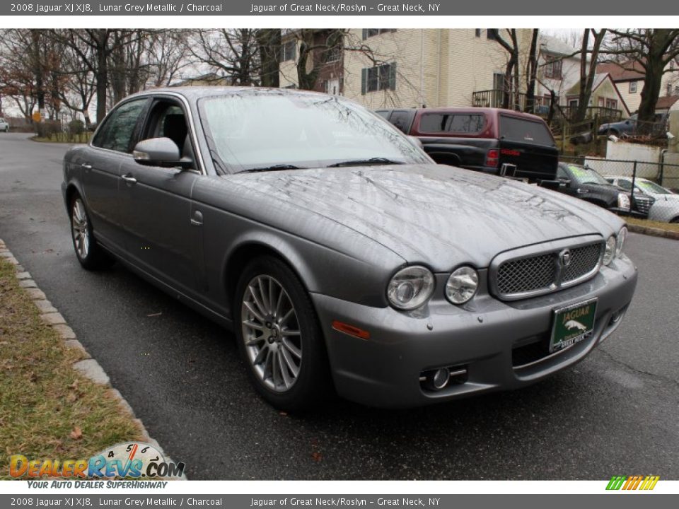 2008 Jaguar XJ XJ8 Lunar Grey Metallic / Charcoal Photo #7