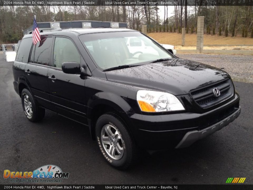 Front 3/4 View of 2004 Honda Pilot EX 4WD Photo #3