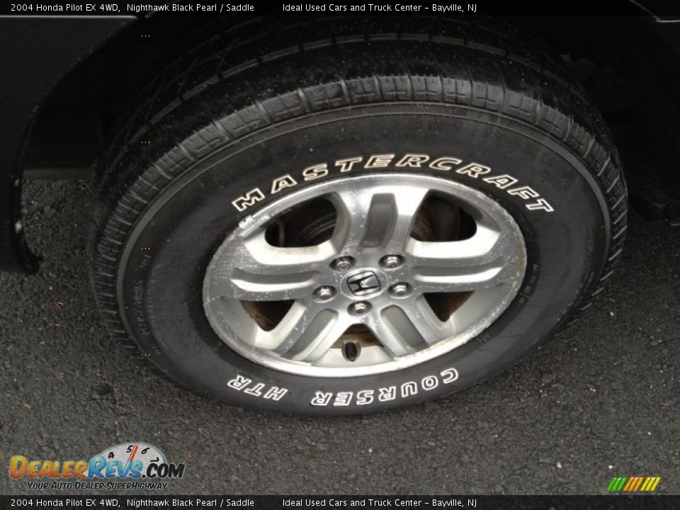 2004 Honda Pilot EX 4WD Nighthawk Black Pearl / Saddle Photo #5