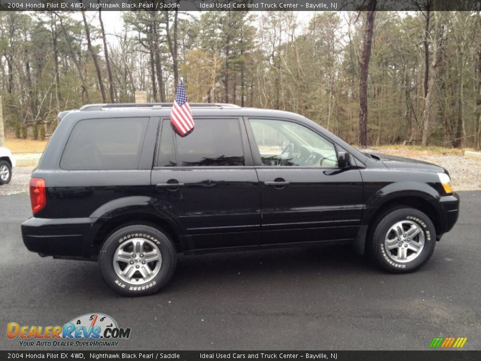 Nighthawk Black Pearl 2004 Honda Pilot EX 4WD Photo #6