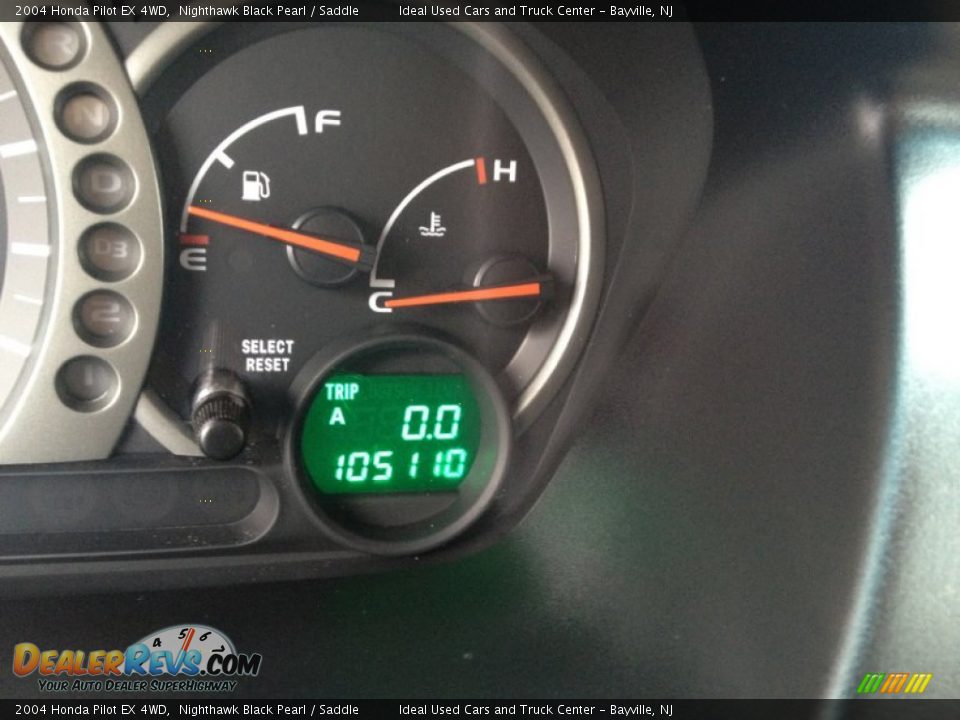 2004 Honda Pilot EX 4WD Nighthawk Black Pearl / Saddle Photo #27