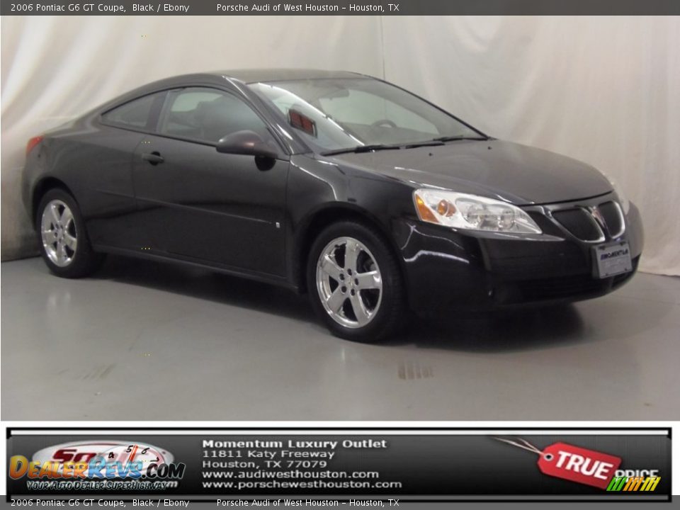 2006 Pontiac G6 GT Coupe Black / Ebony Photo #1