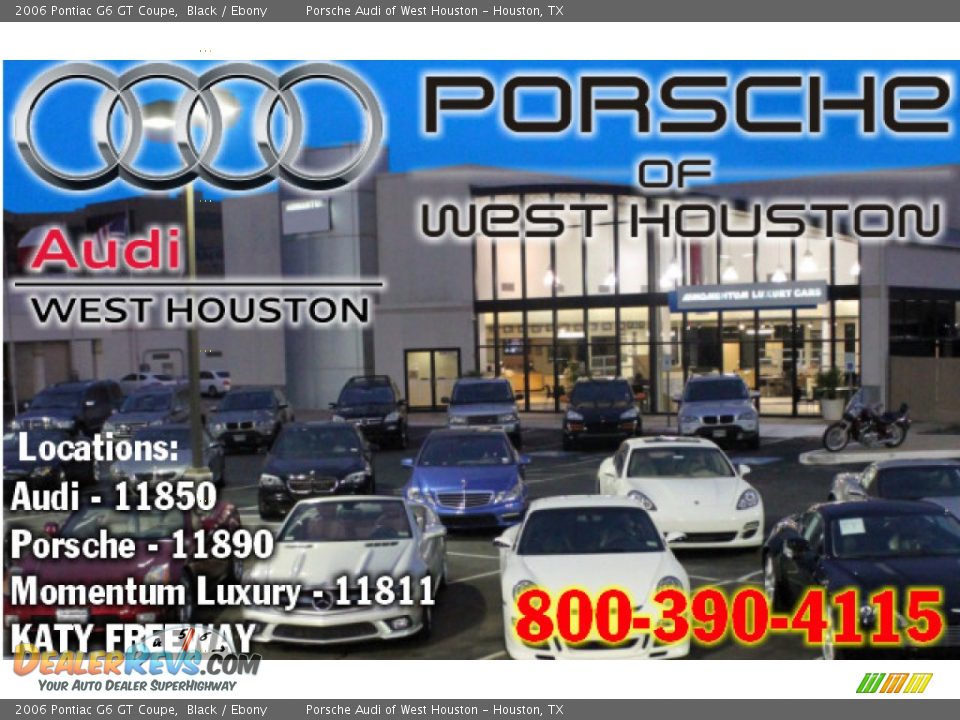 2006 Pontiac G6 GT Coupe Black / Ebony Photo #2