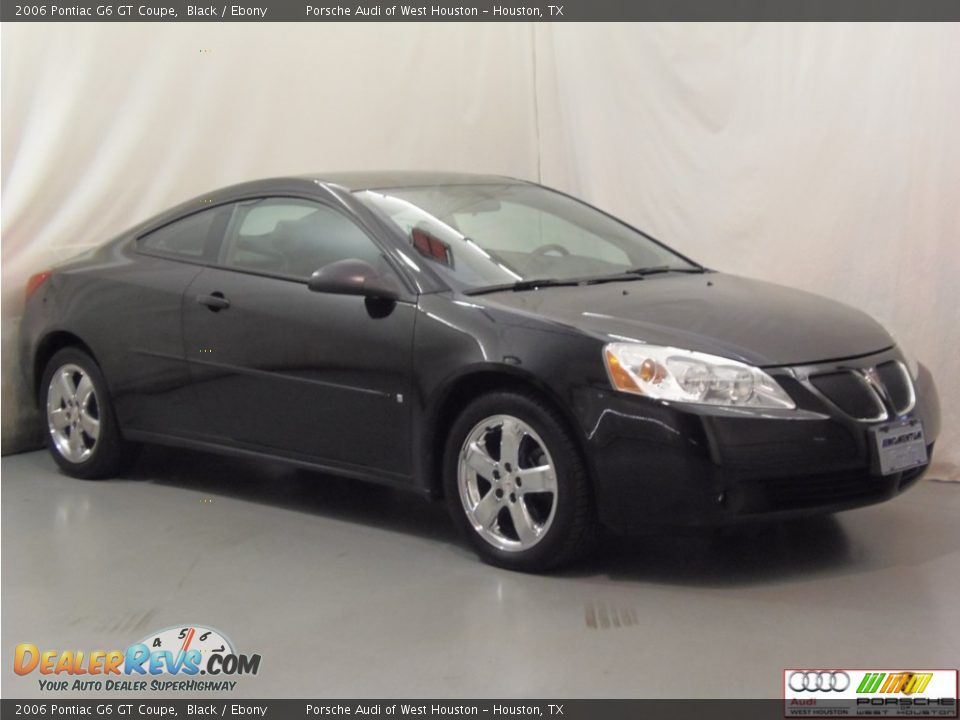 2006 Pontiac G6 GT Coupe Black / Ebony Photo #3