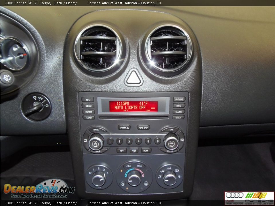 2006 Pontiac G6 GT Coupe Black / Ebony Photo #10
