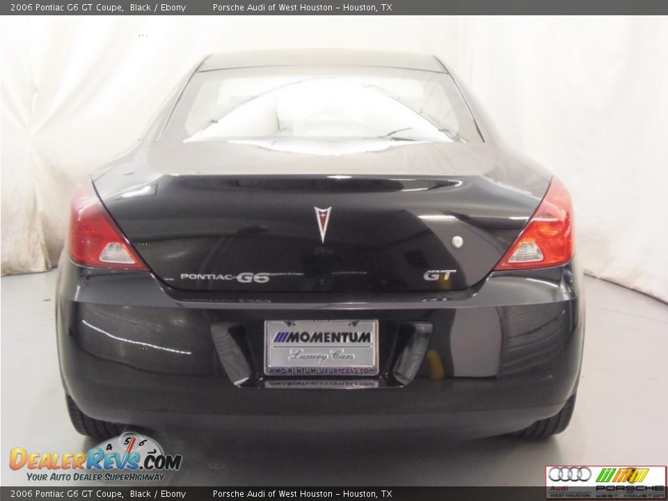 2006 Pontiac G6 GT Coupe Black / Ebony Photo #19